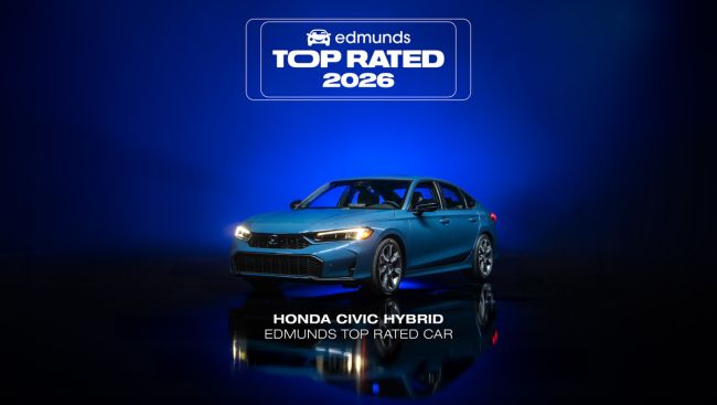 Edmunds Top Rated vehicle awards for 2026