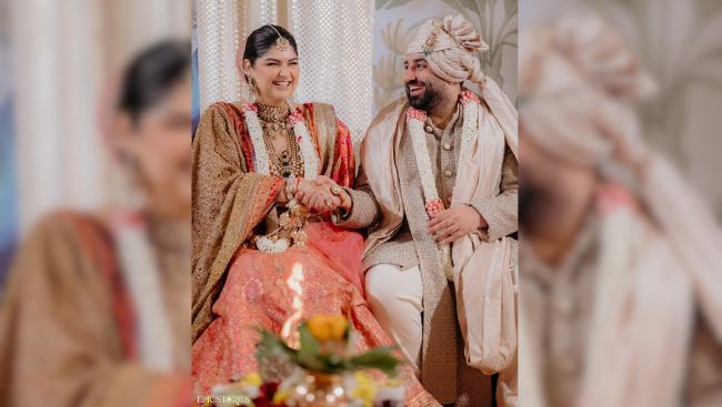 Anshula Kapoor gets hitched to Rohan Thakkar, traditional pheras followed by a registered marriage