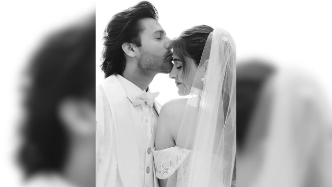 Nupur Sanon & Stebin Ben share inside pics from their dreamy Christian wedding as they say 'I Do'