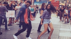 Arjun, Shraddha Dance Bollywood Style In New York