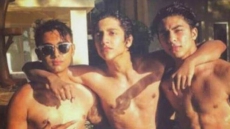 SRK’s Son Aryan Posts Another Shirtless Pic With His Friends