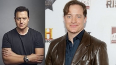 Brendan Fraser Looks Almost Unrecognisable On A Beach Break