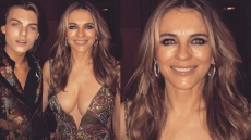Elizabeth Hurley Wears Her 16-Year-Old Son Damian's Clothes