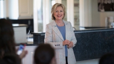 Hillary Clinton Makes Appearance At Unicef Gala To Honour Katy Perry