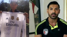Cristiano Ronaldo Gifts John Abraham Signed Jersey