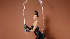 West misses Kim's blonde look