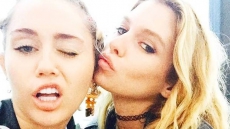 Miley Cyrus And Her Rumoured Girlfriend Stella Maxwell Spotted Locking Lips