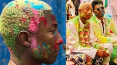 Pharrell Williams Celebrated His First Holi In India