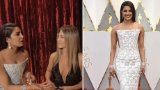 WATCH: Priyanka Interviews Jennifer Aniston At Oscars 2017 Backstage