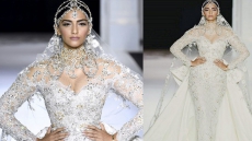 Paris Fashion Week: Sonam Kapoor Is Heavenly Princess Showstopper In Bridal White