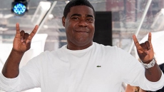 Injured Tracy Morgan meets, greets media