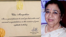 Prime Minister Justin Trudeau Wishes Usha Mangeshkar On 80th Birthday