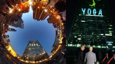 PICS: Anupam Kher Illuminates UN Building In New York