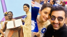 Alia Bhatt wears wedding saree for 69th National Film Awards; hubby Ranbir films her as she accepts honour