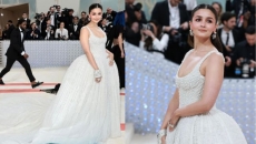 Alia Bhatt makes Met Gala debut in floor-sweeping 'Made in India' white gown