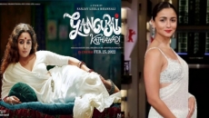 Alia stuns in silk chiffon saree at Berlin Film Festival