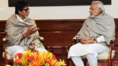Big B meets PM Modi in capital