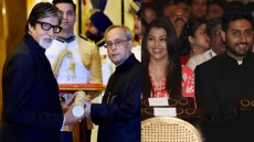 Amitabh Bachchan Receives Padma Vibhushan Amidst Loudest Applause; Family Attends Ceremony