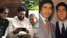 PICS: Abhishek Bachchan Shares An Adorable Picture Of Him Hugging His Father On Instagram