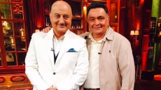 Rishi Kapoor Shoots For Anupam Kher's TV Show