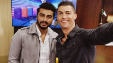 Arjun Kapoor Poses With Cristiano Ronaldo In Spain