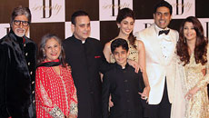 Big B had a boy's night out on marriage anniversary