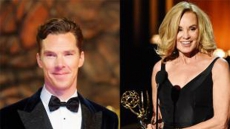 Emmy Awards: Cumberbatch, Lange win best actors in mini-series, movie