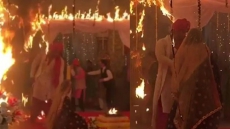 Watch Video: Kushal Tandon Saves Jennifer Winget As Beyhadh Sets Catch Fire, Suffers Burns