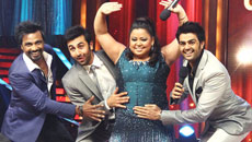 Heavyweight Bharti flirts with muscular Tiger