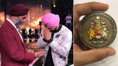 See Pics: Diljit Dosanjh Receives Coin Of Honour From Canada’s Defence Minister Of National Harjit