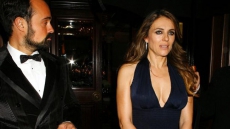 Elizabeth Hurley gets cosy with new beau