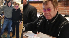 Elton John Pops Into A Vancouver Record Store To Pick Up Some Vinyl