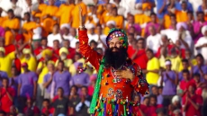Gurmeet Ram Rahim Entertains Followers In Gurgaon