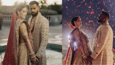 Hardik Pandya and Natasa Stankovic Pandya release grand Indian wedding photos
