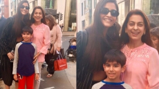 PIC: Sonam Kapoor Surprises Juhi Chawla In London