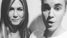 Justin Bieber Posts Selfie With Aniston