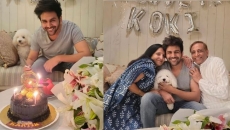 Kartik Aaryan celebrates birthday with parents and pet dog Katori