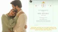 Kajal Aggarwal and Gautam Kitchlu name their son Neil Kitchlu