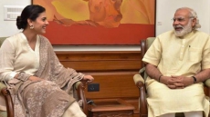 Kajol Meets Modi Over Hand Washing Campaign