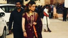 SEE PIC: Kangana Ranaut Strides With Pride On The Sets Of Manikarnika: The Queen of Jhansi