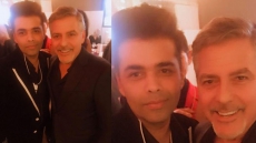 Check Out: Karan Johar Meets Hollywood Superstar George Clooney