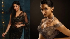Kat shimmers in sari, Deepika looks stunning for Diwali