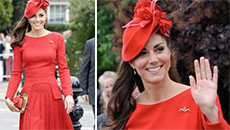 Kate Middleton's red dress sets new trend