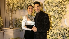 Glittering turnout at Sid-Kiara reception