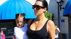 Kim Kardashian Takes Daughter On Easter Egg Hunt