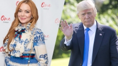 Lindsay Lohan Defends President Trump, Says 'Stop Bullying Him'