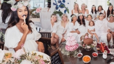 Mom-to-be Lisa Haydon shares baby shower photos