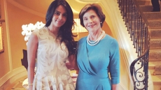 PIC: Mallika Sherawat Loved Meeting Laura Bush