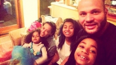 Mel B Celebrates New Year With Family