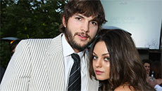 It's a girl for Ashton Kutcher, Mila Kunis